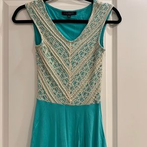 Green Envelope V-neck Top